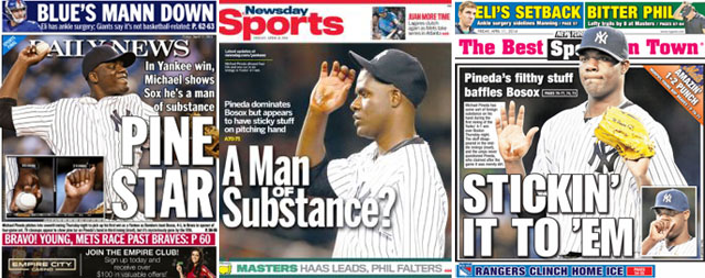 NY Daily News, Newsday & NY Post sports covers for Friday, April 11, 2014