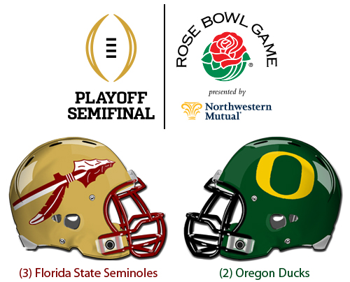 #3 Florida State Seminoles vs #2 Oregon Ducks
