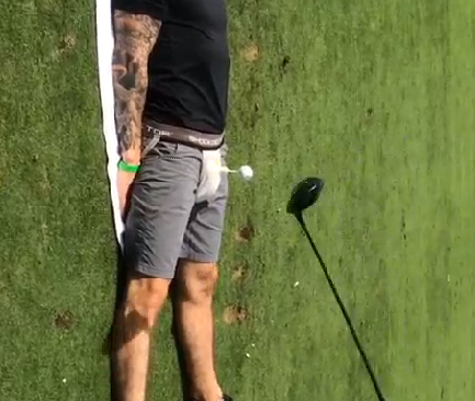 Video: Tyler Seguin allows a guy to tee off from his crotch