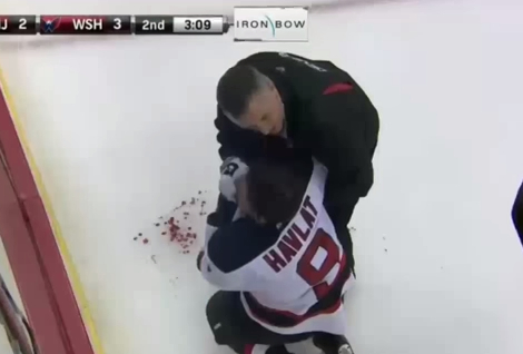 A brutal look at Martin Havlat’s face injury