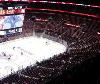 No one is at the Panthers-Senators game