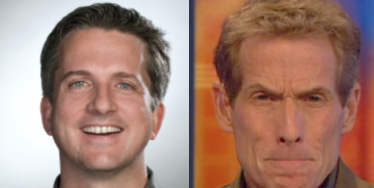 Does ESPN have a double standard with Skip Bayless and Bill Simmons?