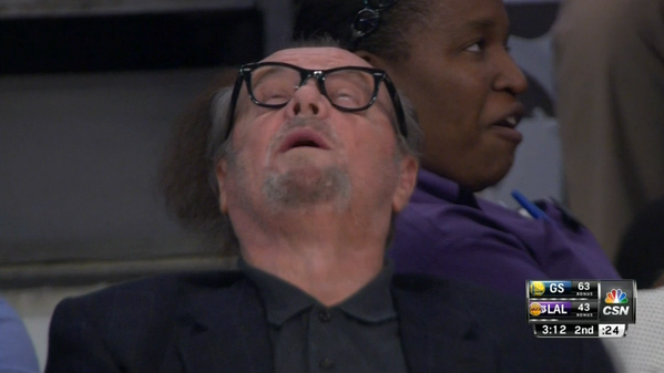 Jack Nicholson Has Waning Enthusiasm For The Lakers