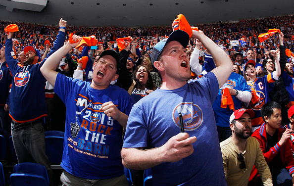 Islanders fans stole seats from the Nassau Coliseum