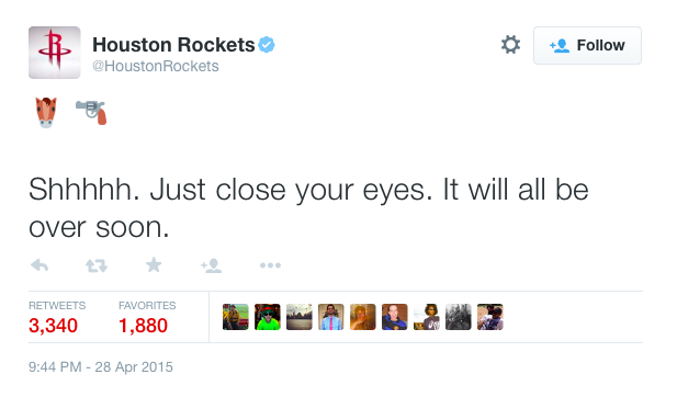 Emotions and Emojis: Why The Houston Rockets’ Tweet Merits Discussion