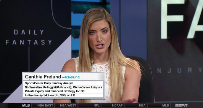 With ESPN’s stake in DraftKings, SportsCenter suddenly has a new daily fantasy analyst