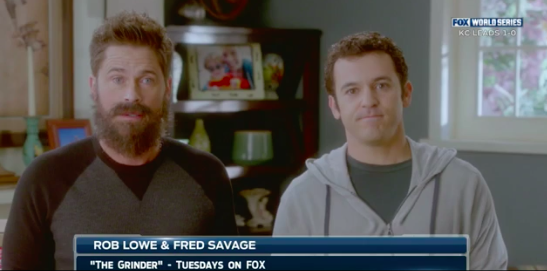 Rob Lowe and Fred Savage give Joe Buck a piece of their mind